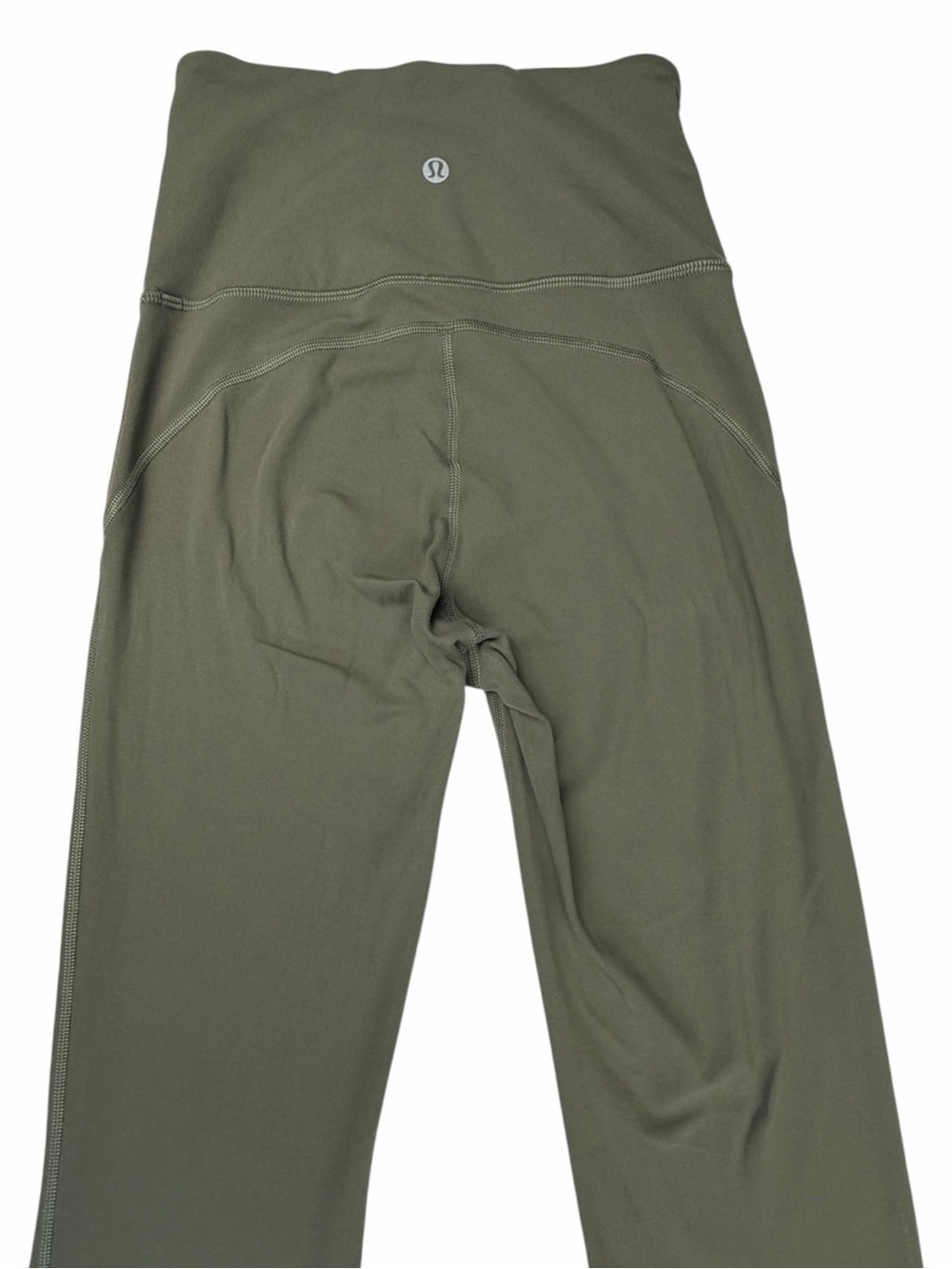Lululemon Women’s Groove High Rise Nulu Flared Pants In Army Green Size 2 - Picture 5 of 8